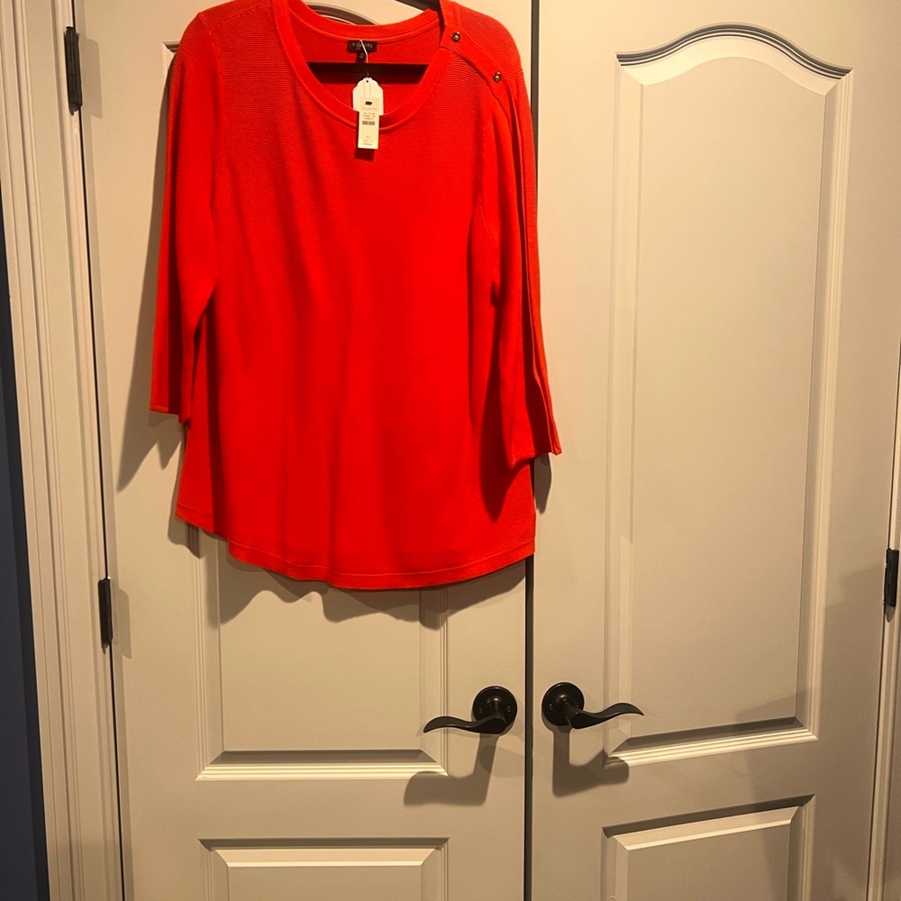 Talbots Vibrant Red Sweater